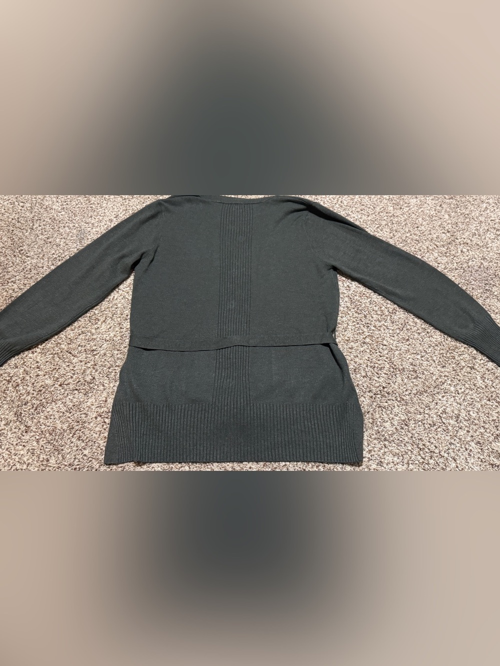 Splendid Belted Button-Front Cardigan Sweater – Olive Green Womens M NWOT - Picture 10 of 11